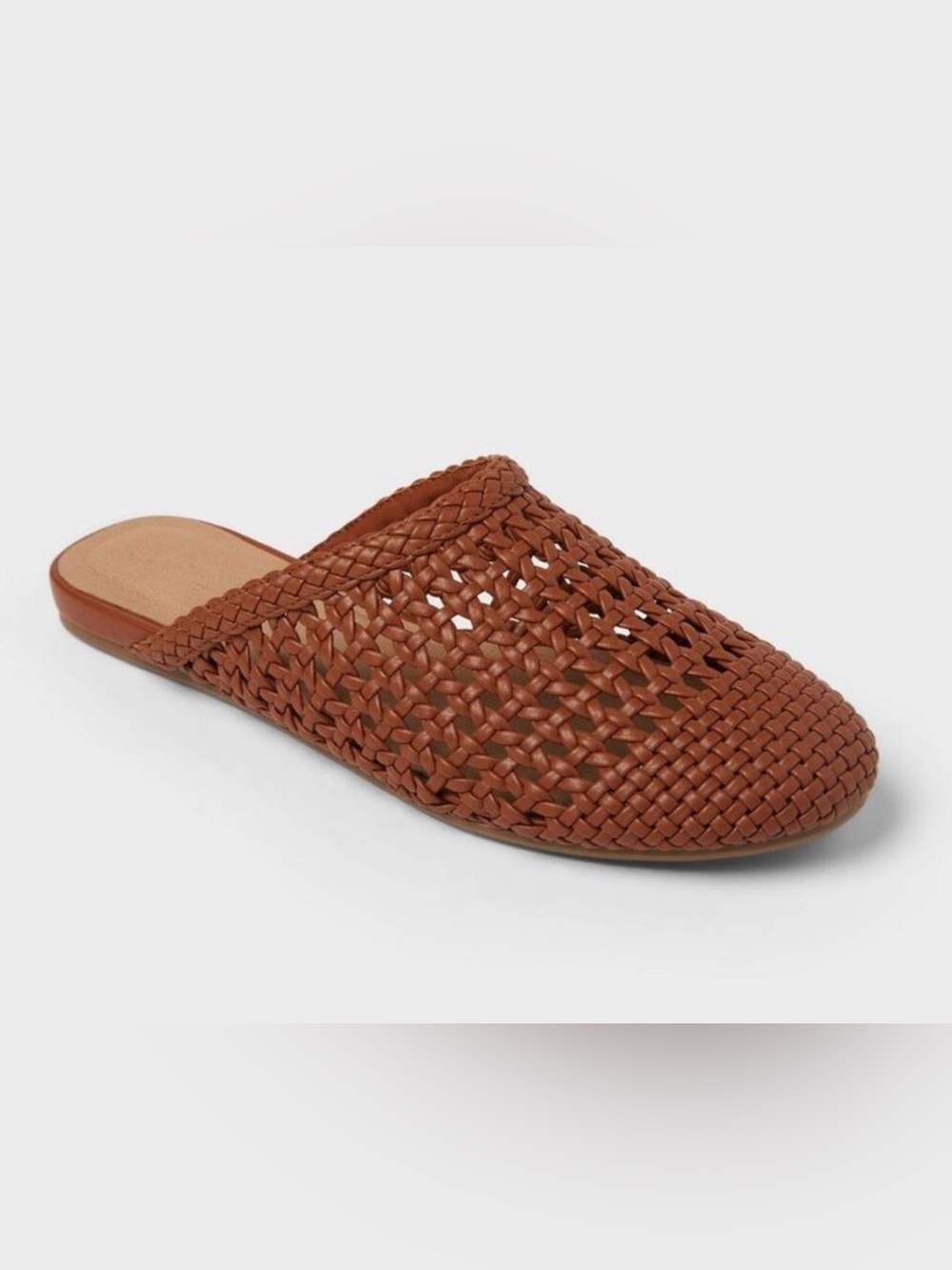 Universal Thread - Women’s Rosaline Flats with Memory Foam Cognac